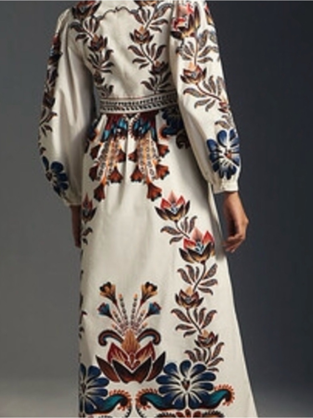 FARM Rio for Anthropologie Maxi Dress with floral motif - Picture 2 of 12